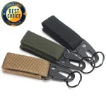 Carabiner High Strength Nylon Key Hook MOLLE Webbing Buckle Hanging System Belt Buckle (New)