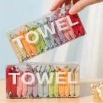 14 Disposable Portable Travel Towels Thickened Compressed Face Cleansing Beauty Square Washcloths for (New)