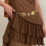 1 Piece Set of Waist Chain Accessories for Womens Retro Bohemian Ethnic Style (New)