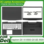 Laptop Case For Dell Inspiron G5 15 5500 G5 SE 5505 LCD Back Cover Hinges Front Bezel Top Lid Palmrest Bottom Case Repair Shell (New)
