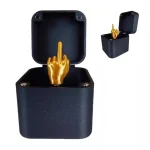 Christmas Interesting Prank Gift Middle Finger In Box Christmas Box Funny Creative Gifts (New)