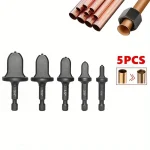 5 Tube Pipe Expander Hexagonal Handle Metal Copper Pipe Takeover Tool Air Conditioner (New)