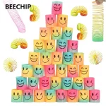 12 Set Rainbow Stacking Music Nostalgic Puzzle Plastic Small Gift Spring CircleMagic Rainbow Circle (New)