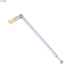 1  37cm 5 Section Telescopic Stainless Steel AM FM Radio Universal Antenna (New)