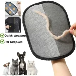 Pet Hair Remover Portable Washable Clothes Hair Dehairing Gloves Pet Cleaning Products Pet (New)