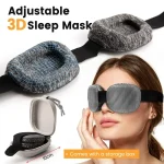 Adjustable 3D Sleeping Eye Mask for Block-Out Light Sleep & Relaxation with Powerful Performance (New)
