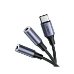 UGREEN AV144 (30732) USB C to 2×3.5mm Audio Cable – Space Gray (New)